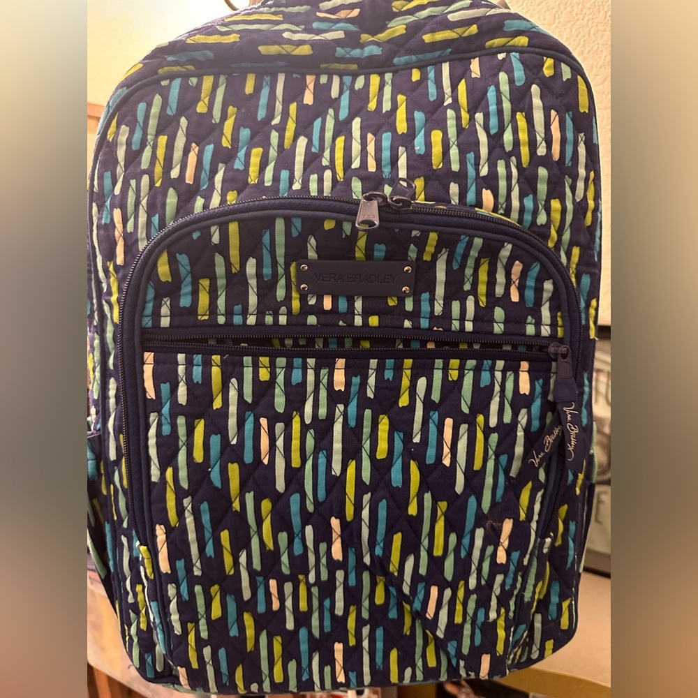 Vera Bradley Blue and Green backpack